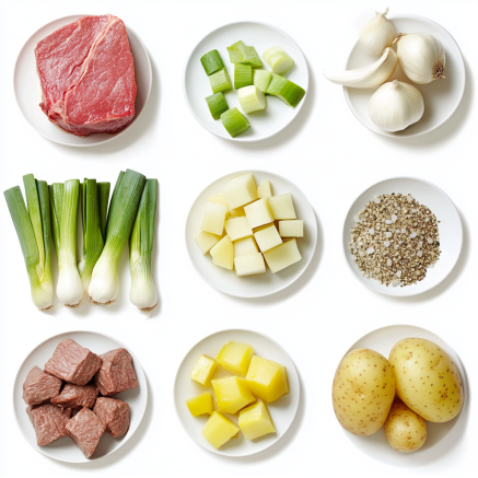 recipe for soup using leeks and beef the Key Ingredients