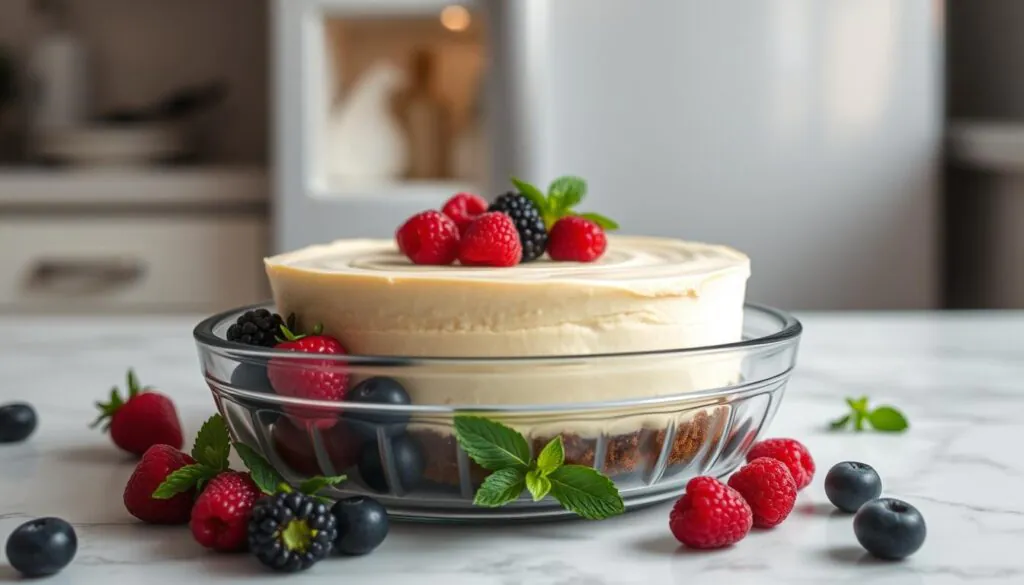 storing no bake cheesecake