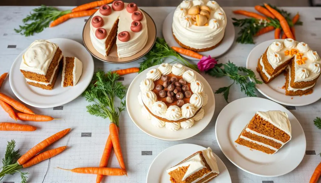 Comparing carrot cake styles in Colorado Springs