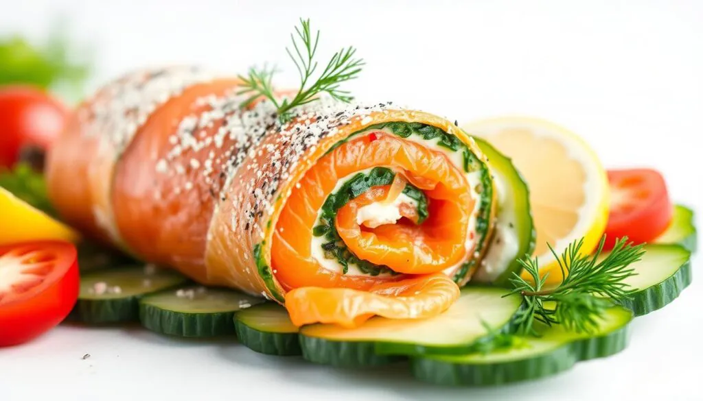 Easy roulade with smoked salmon recipes