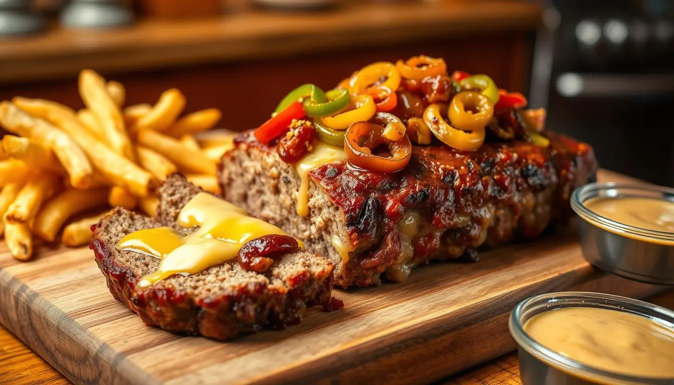 Philly cheesesteak meatloaf