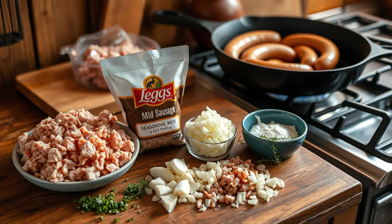 Recipe for mild sausage with Leggs seasoning mix