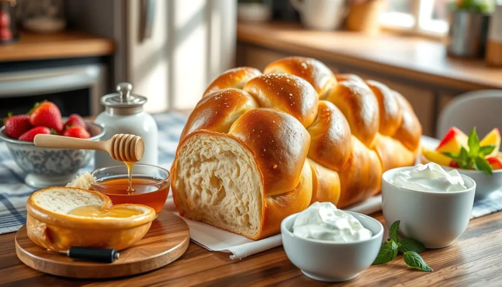 Serving suggestions for sweet challah