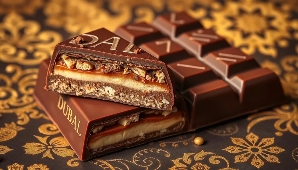 What's inside the viral dubai chocolate bar?