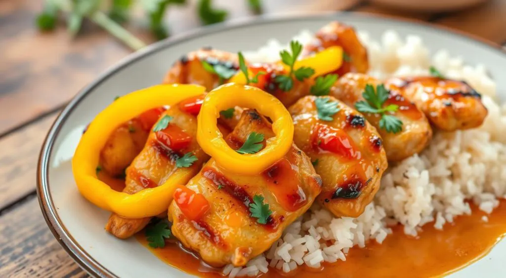 chicken with peppers