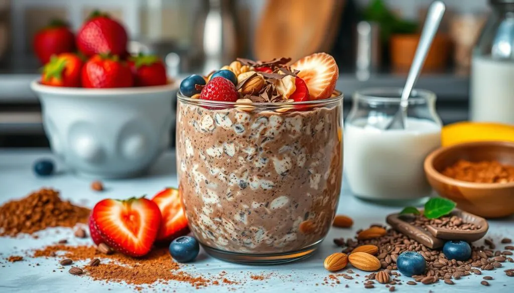 chocolate overnight oats nutrition facts