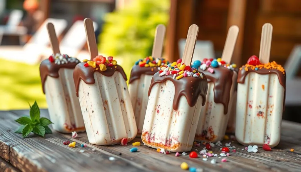 delicious ice cream treats