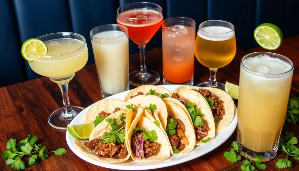 drink pairings for tacos de carne asada