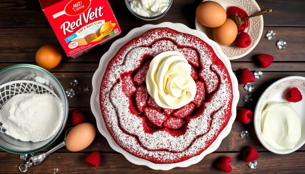 easy red velvet cake mix funnel cake recipe