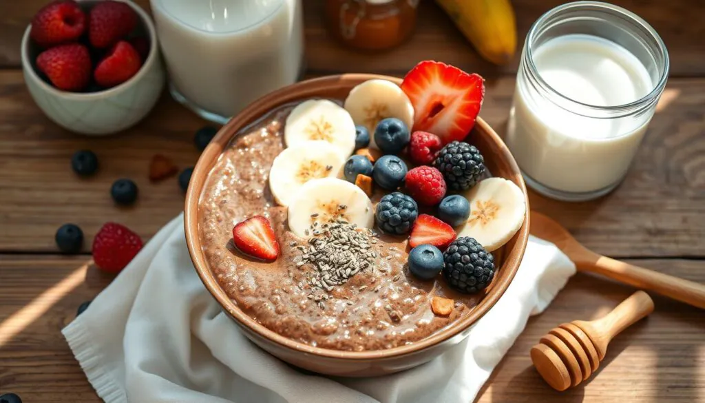 healthy chocolate overnight oats