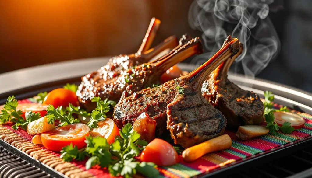 healthy lamb chop recipes on grill mats