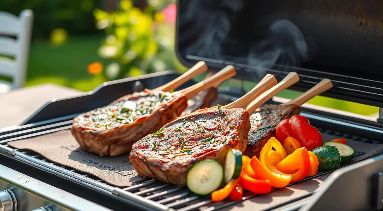 healthy lamb chop recipes on grill mats