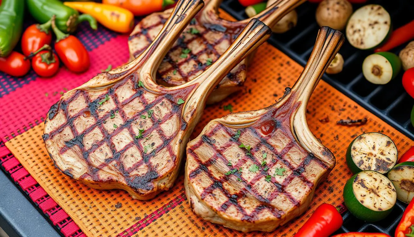 healthy lamb chop recipes on grill mats