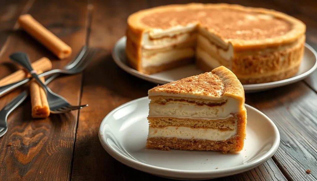 homemade churro cheesecake