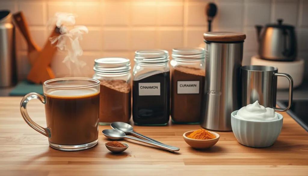 how to make coffee loophole with cinnamon and curcumin