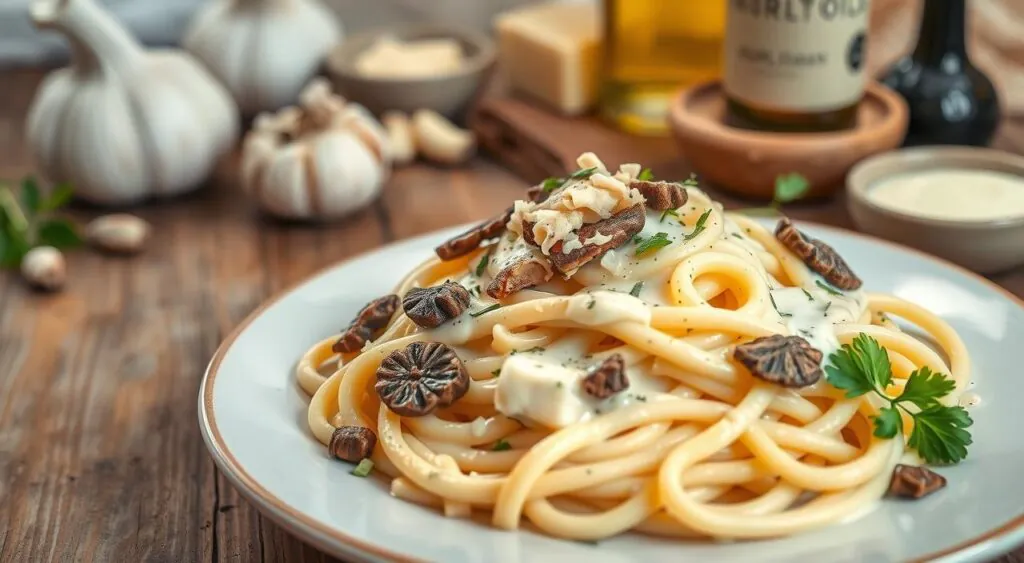 how to make creamy truffle pasta