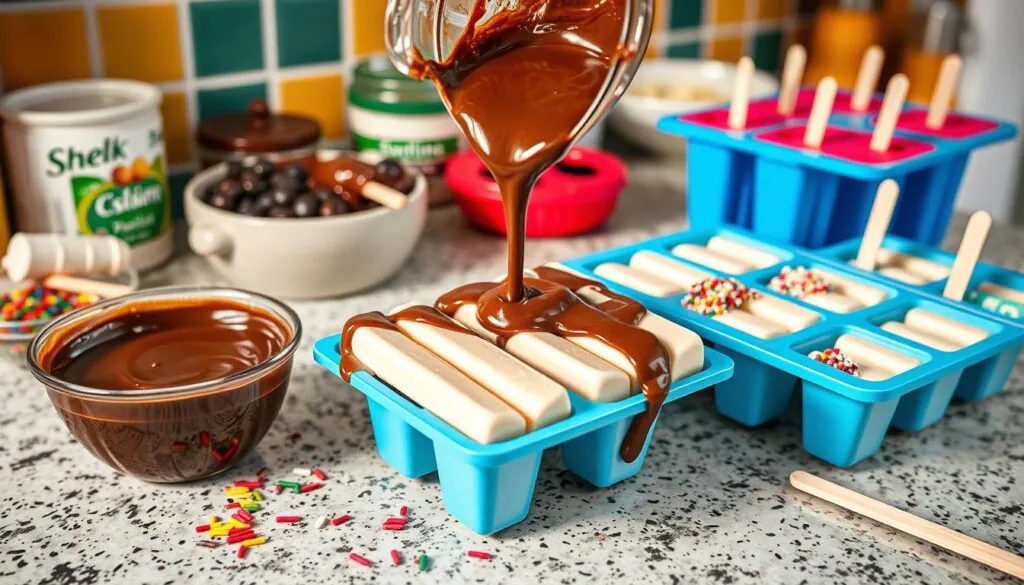 how to make eskimo pie popsicle at home