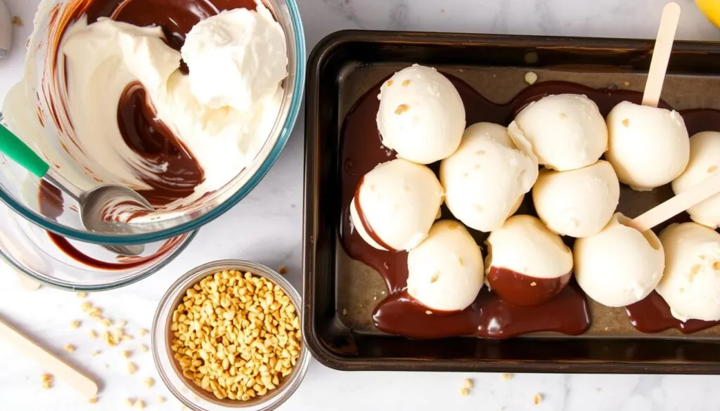 how to make eskimo pie popsicles