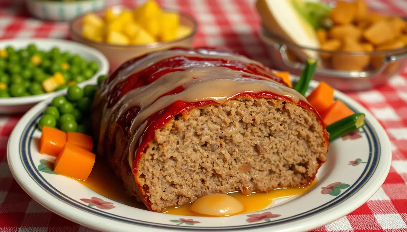 in the fifties what was frosted meatloaf topped with