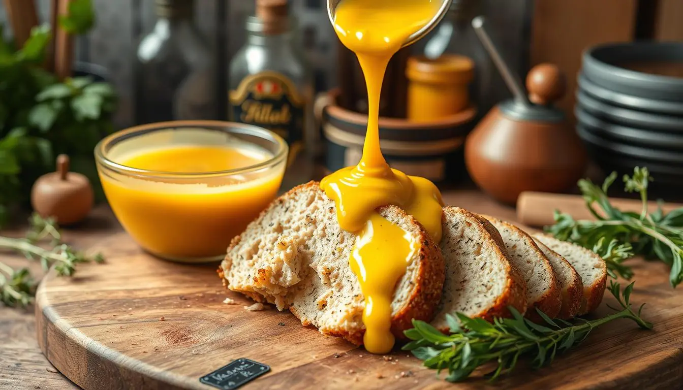 old fashioned mustard sauce for tuna loaf