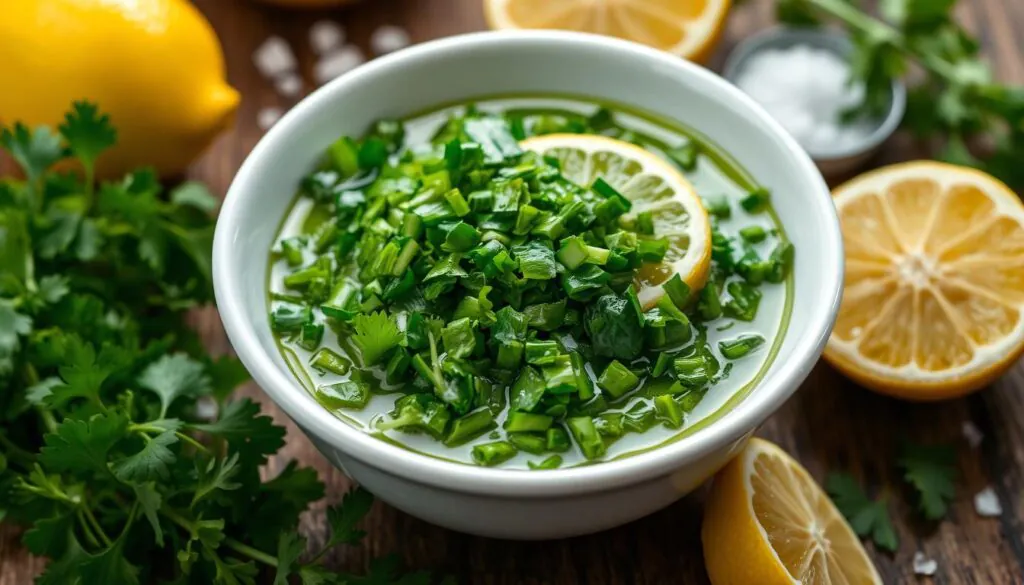 parsley and lemon dressing