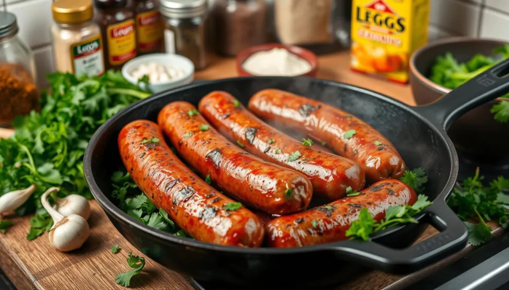 recipe for mild sausage with leggs seasoning mix