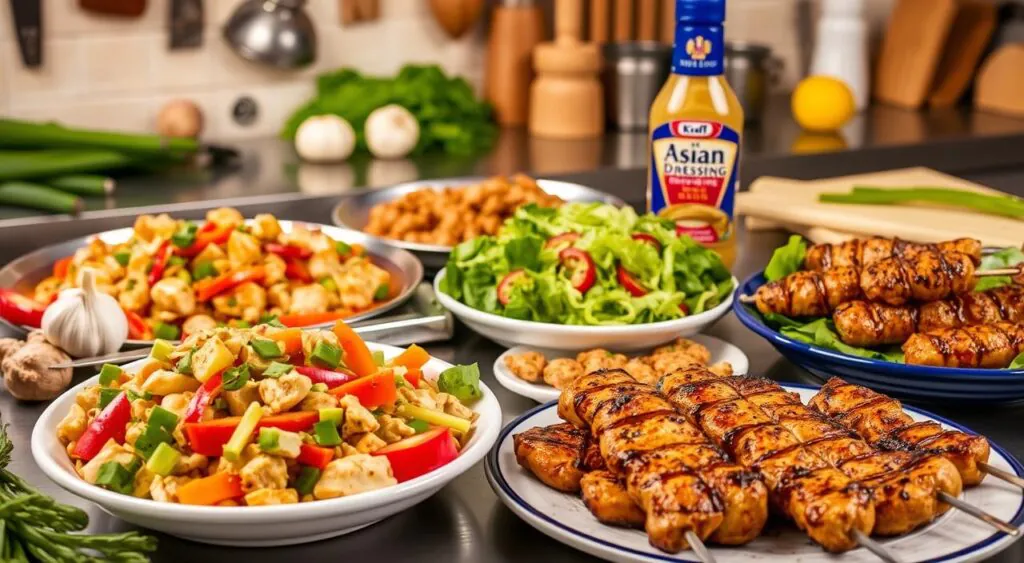 recipes using kraft asian dressing and chicken