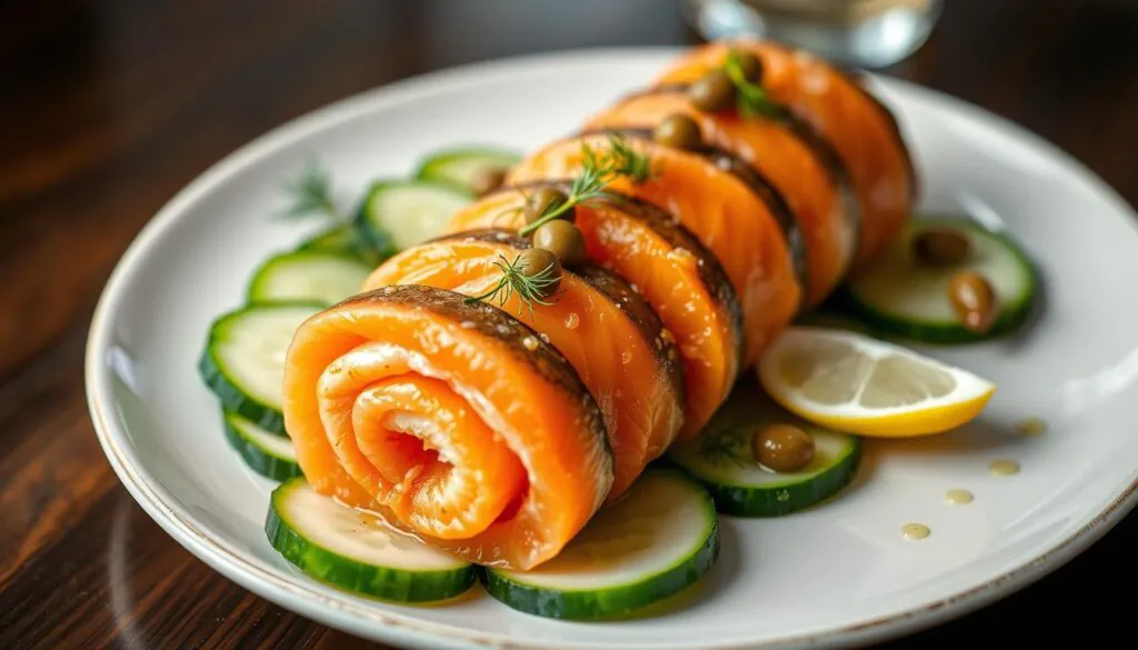 salmon appetizer