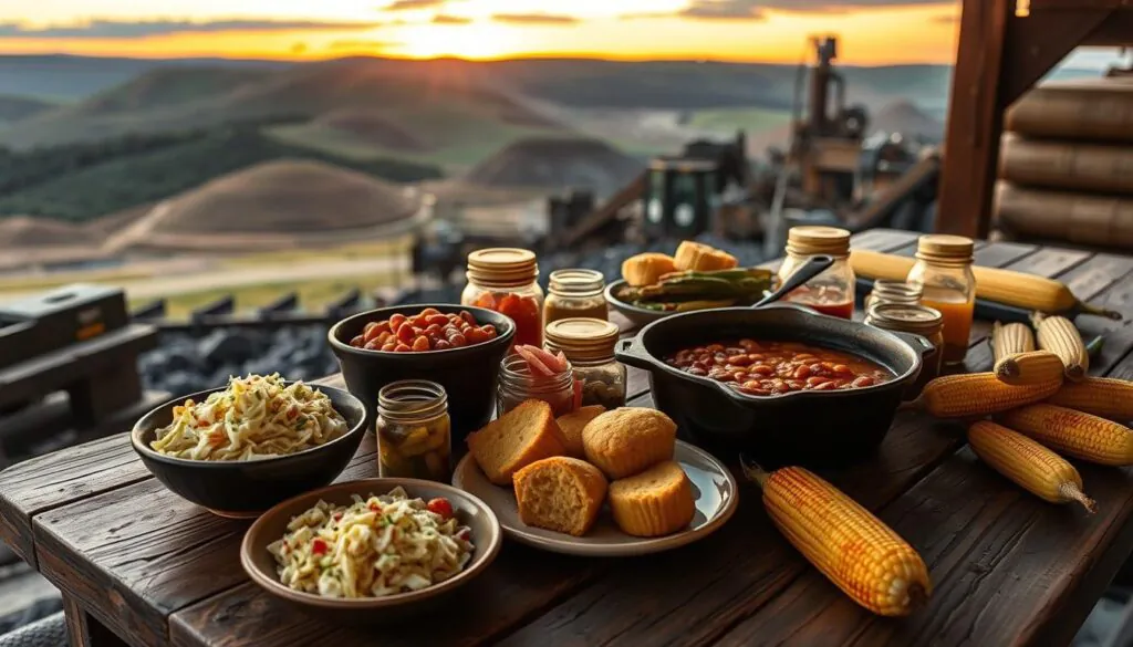 sides and accompaniments for miners' feasts