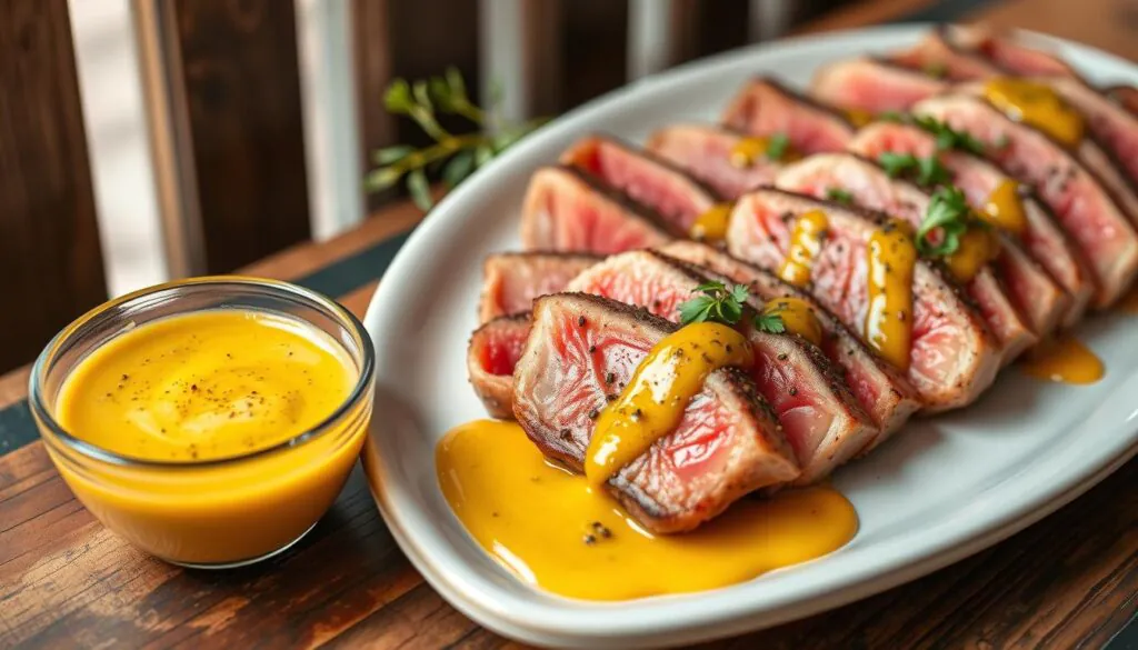 spicy mustard sauce for tuna